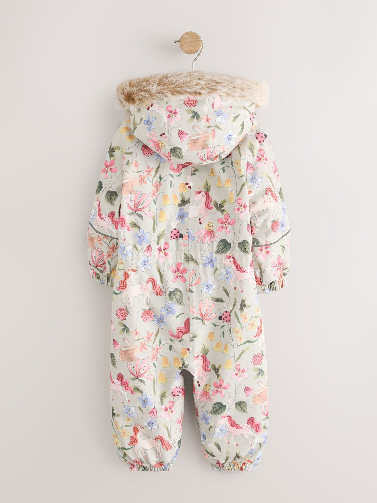 Sage Green Unicorn Waterproof Printed Snowsuit (3mths-7yrs)