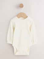 Ecru Bunny Baby Cord Dungarees And Long Sleeve Bodysuits 2 Piece Set (0mths-2yrs)