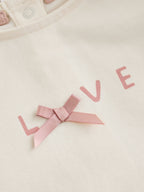 Pink/Cream Fur Baby Gilet Top and Leggings 3 Piece Set (0mths-2yrs)