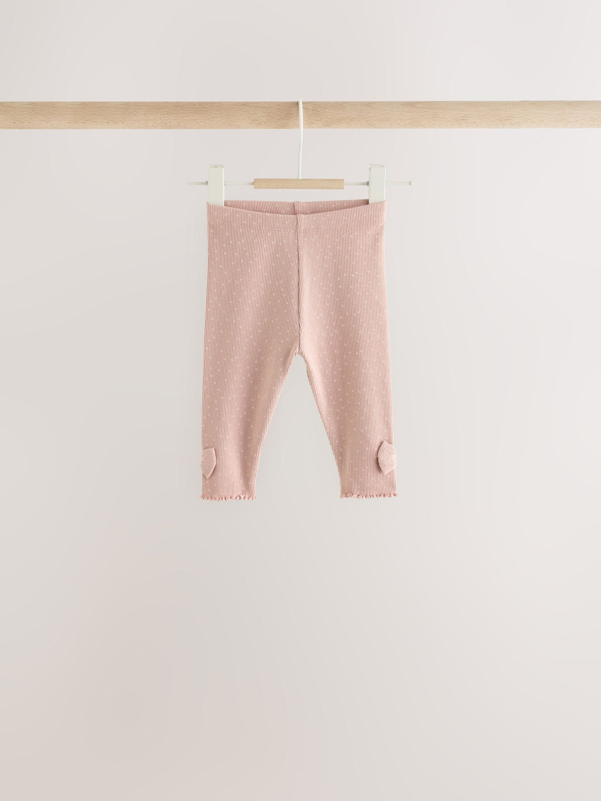 Pink/Cream Fur Baby Gilet Top and Leggings 3 Piece Set (0mths-2yrs)