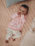 Pink Bunny Long Sleeve Top and Leggings Baby 2 Piece Set (0mths-2yrs)