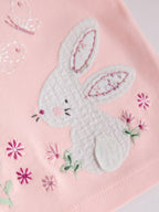 Pink Bunny Long Sleeve Top and Leggings Baby 2 Piece Set (0mths-2yrs)