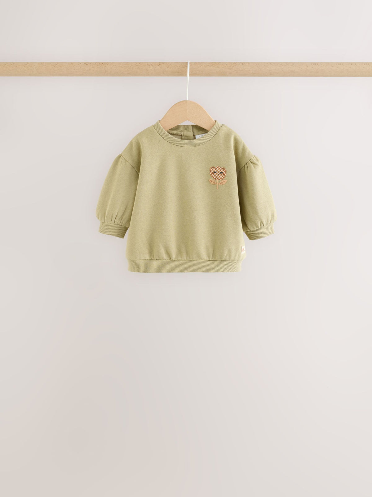 Green Floral Baby Sweat Top And Joggers 6 Pack (0mths-2yrs)