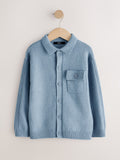Blue Knitted Cardigan (3-16yrs)