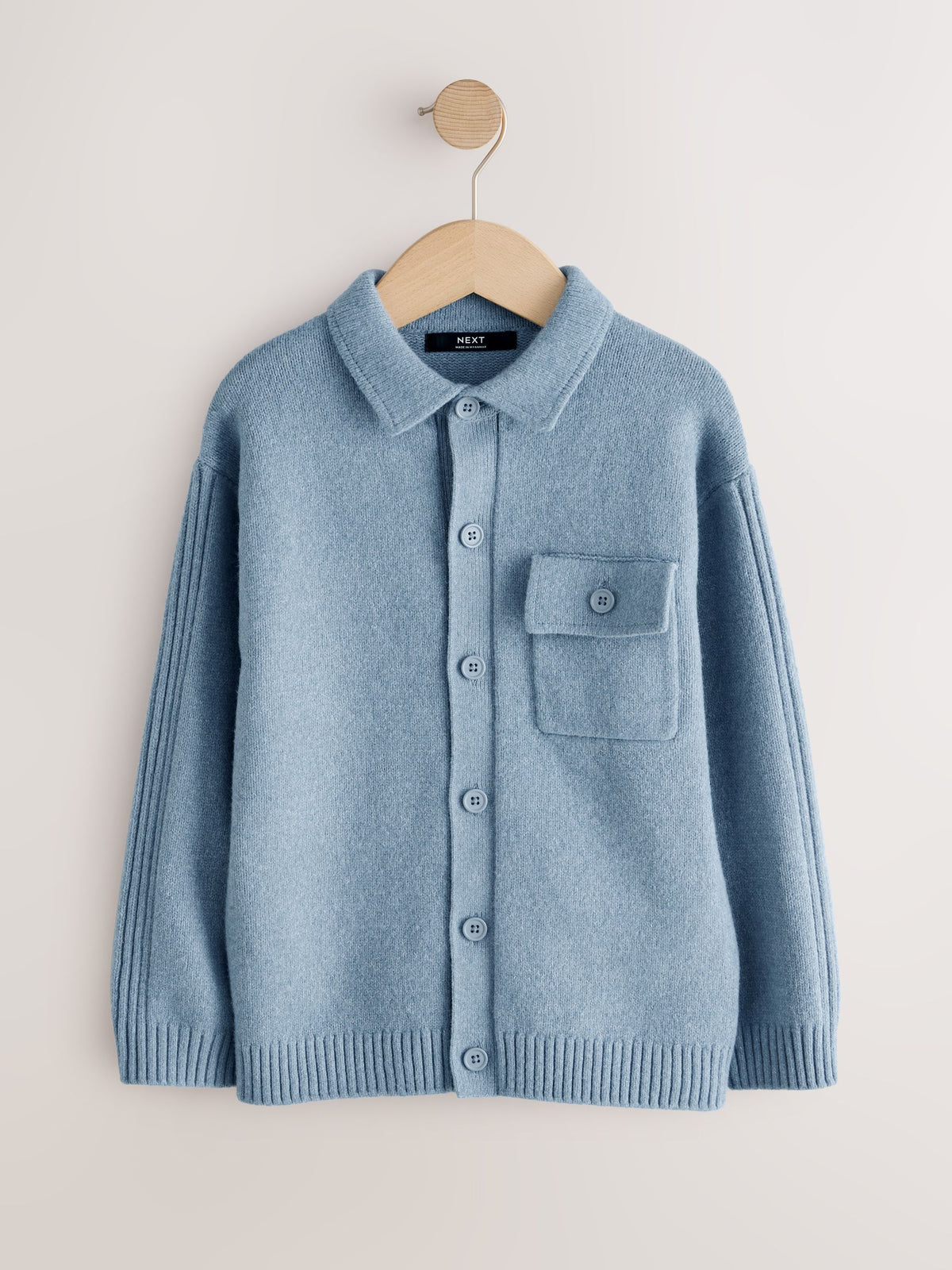 Blue Knitted Cardigan (3-16yrs)