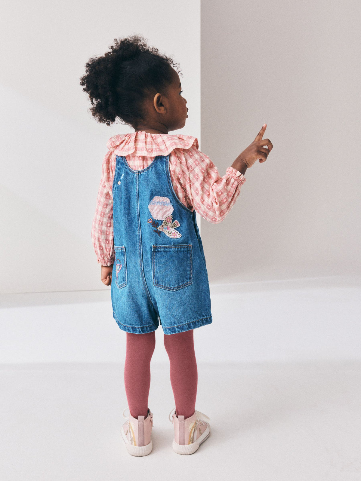 Denim Horse Dungarees Set (3mths-7yrs)