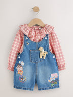 Denim Horse Dungarees Set (3mths-7yrs)
