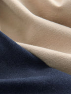 Navy/Stone Long Sleeve Turtle Neck T-Shirts 2 Pack (3mths-7yrs)