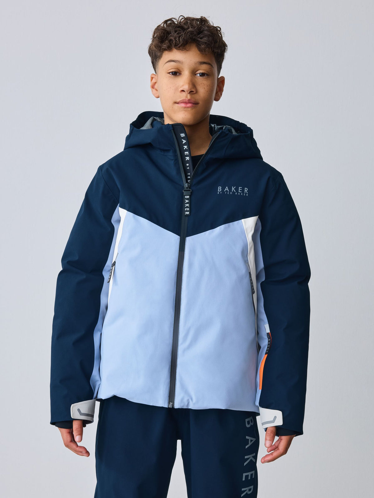 Baker by Ted Baker Blue Waterproof Padded Ski Coat