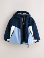 Baker by Ted Baker Blue Waterproof Padded Ski Coat
