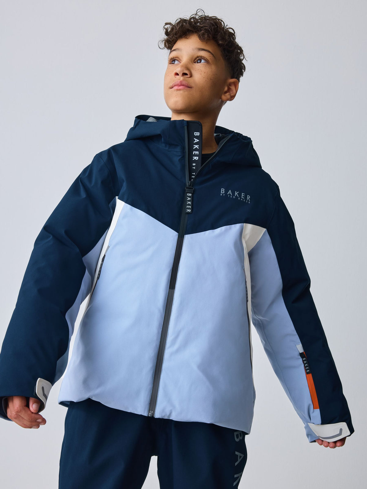 Baker by Ted Baker Blue Waterproof Padded Ski Coat