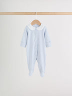 Blue Sleepsuits 3 Pack (0mths-2yrs)