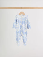 Blue Sleepsuits 3 Pack (0mths-2yrs)