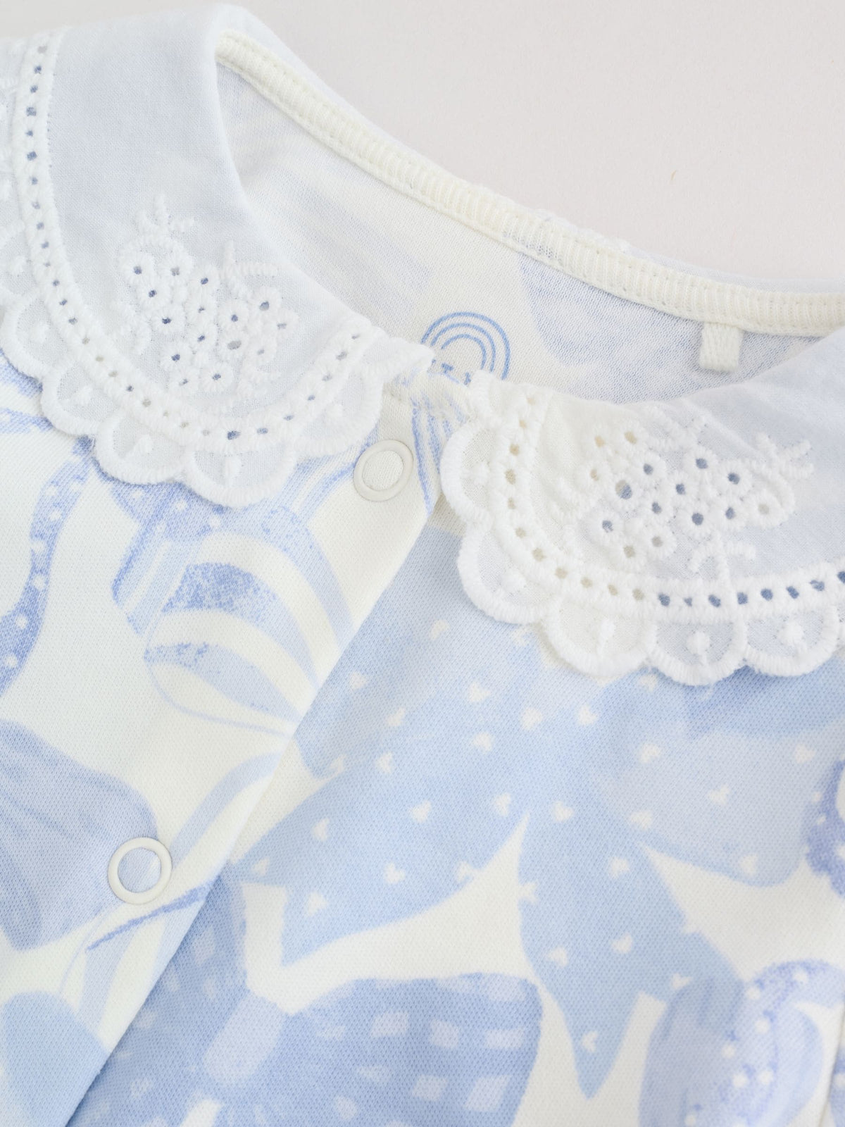 Blue Sleepsuits 3 Pack (0mths-2yrs)