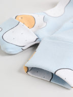 Neutral Brunch Two Way Zip Baby Sleepsuits 4 Pack (0mths-2yrs)