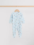 Multi Farm Baby Sleepsuits 3 Pack (0-2yrs)