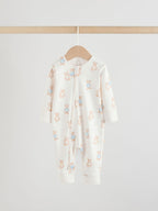 Blue Bear Two Way Zip Baby Sleepsuits 3 Pack (0mths-3yrs)