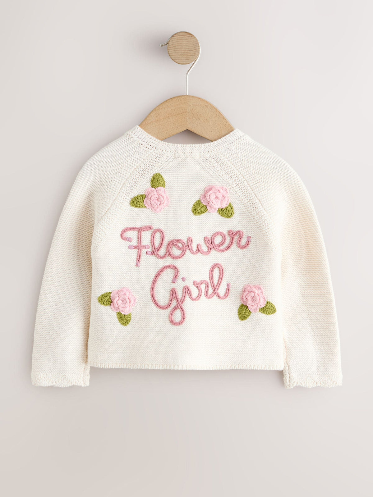 Ecru Flower Girl Occasion Cardigan (3mths-7yrs)