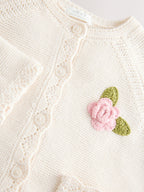 Ecru Flower Girl Occasion Cardigan (3mths-7yrs)