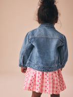 Mid Blue Denim Western Jacket (3mths-7yrs)