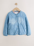 Denim Heart Quilted Jacket (3-16yrs)
