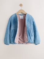 Denim Heart Quilted Jacket (3-16yrs)