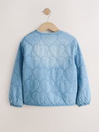 Denim Heart Quilted Jacket (3-16yrs)