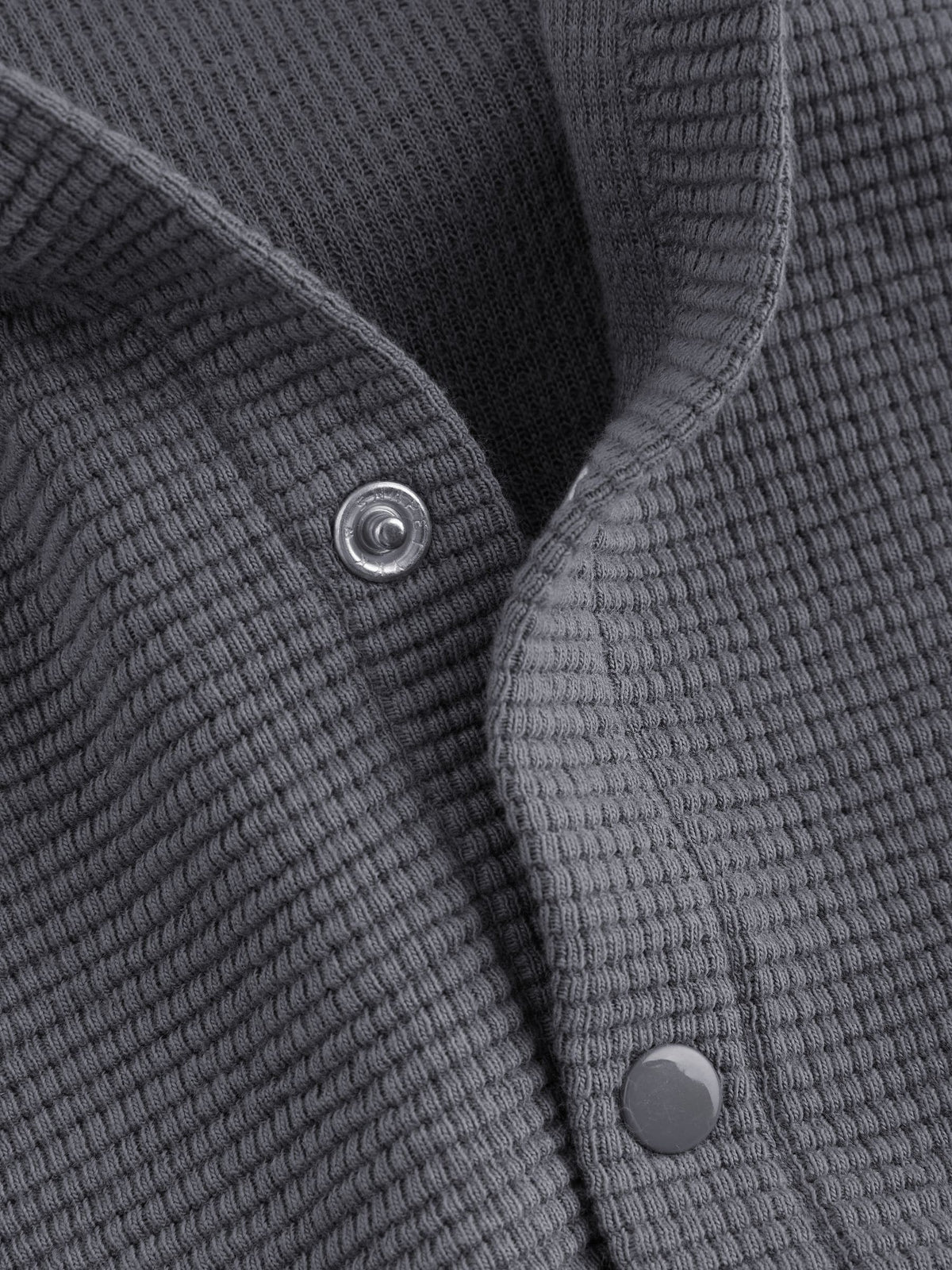 Charcoal Grey Lightweight Textured Jersey Baby Jacket (0mths-2yrs)