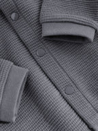 Charcoal Grey Lightweight Textured Jersey Baby Jacket (0mths-2yrs)