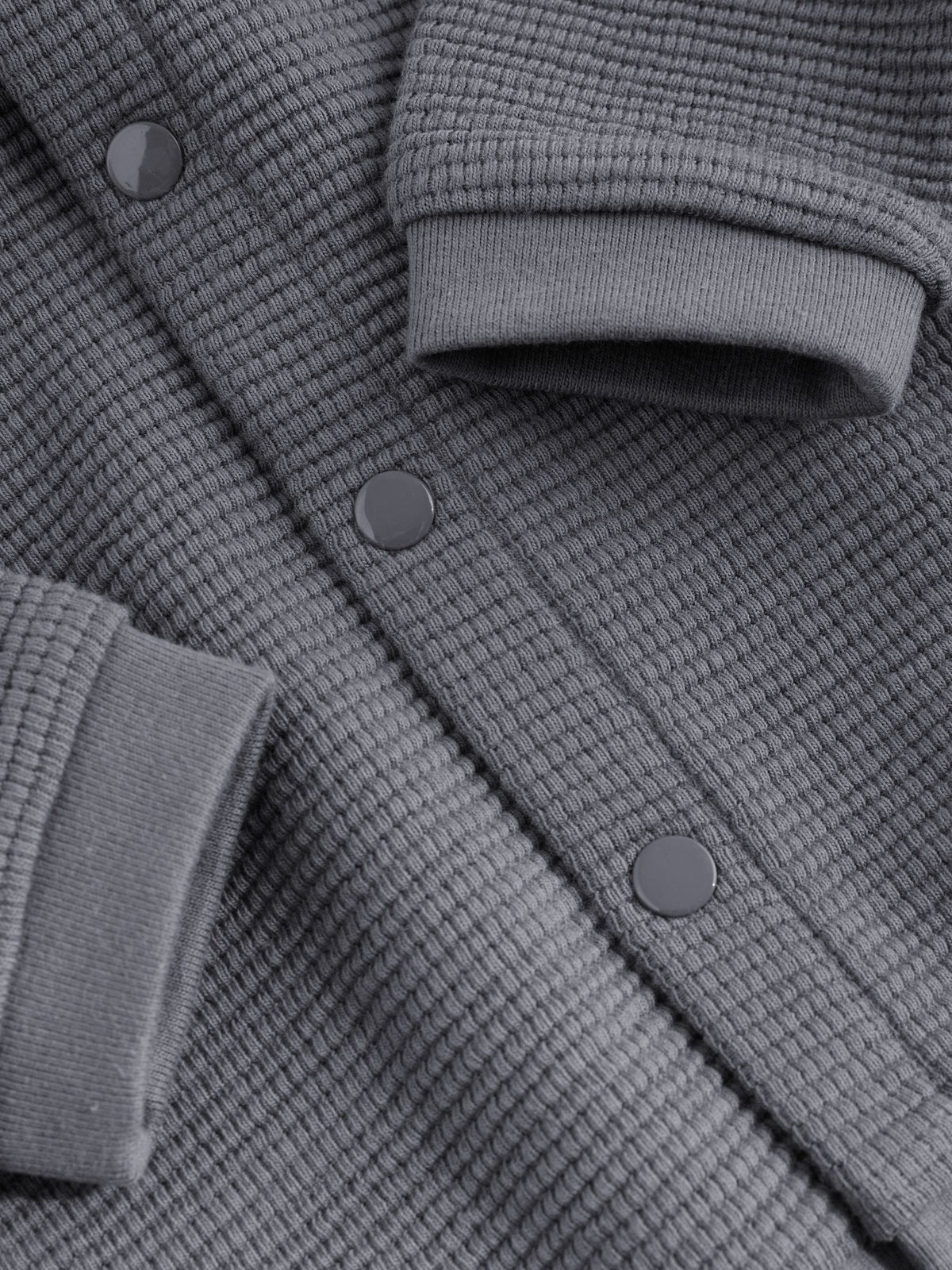 Charcoal Grey Lightweight Textured Jersey Baby Jacket (0mths-2yrs)