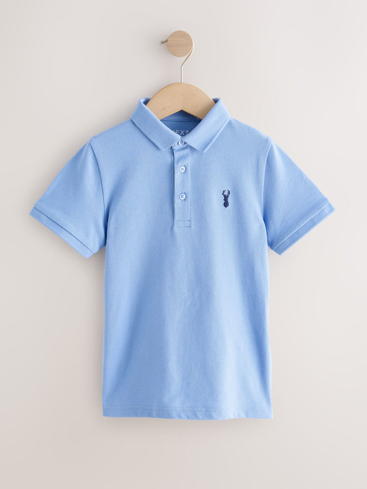 Light Blue/Navy/Mineral Short Sleeve Polo Shirts 3 Pack (3-16yrs)