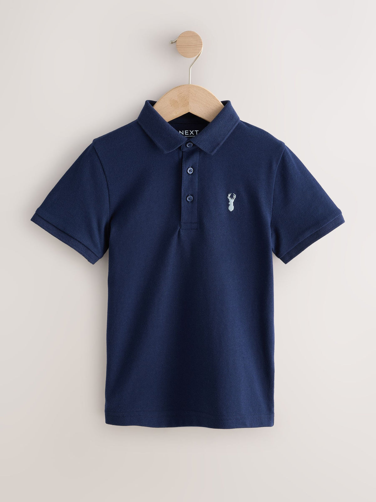 Light Blue/Navy/Mineral Short Sleeve Polo Shirts 3 Pack (3-16yrs)