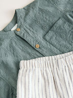 Green Shirt and Trousers Baby Set (0mths-3yrs)
