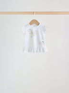 Pink/ Mint/ White Fairy Short Sleeve Top and Leggings Baby Set 6 Piece (0mths-3yrs)