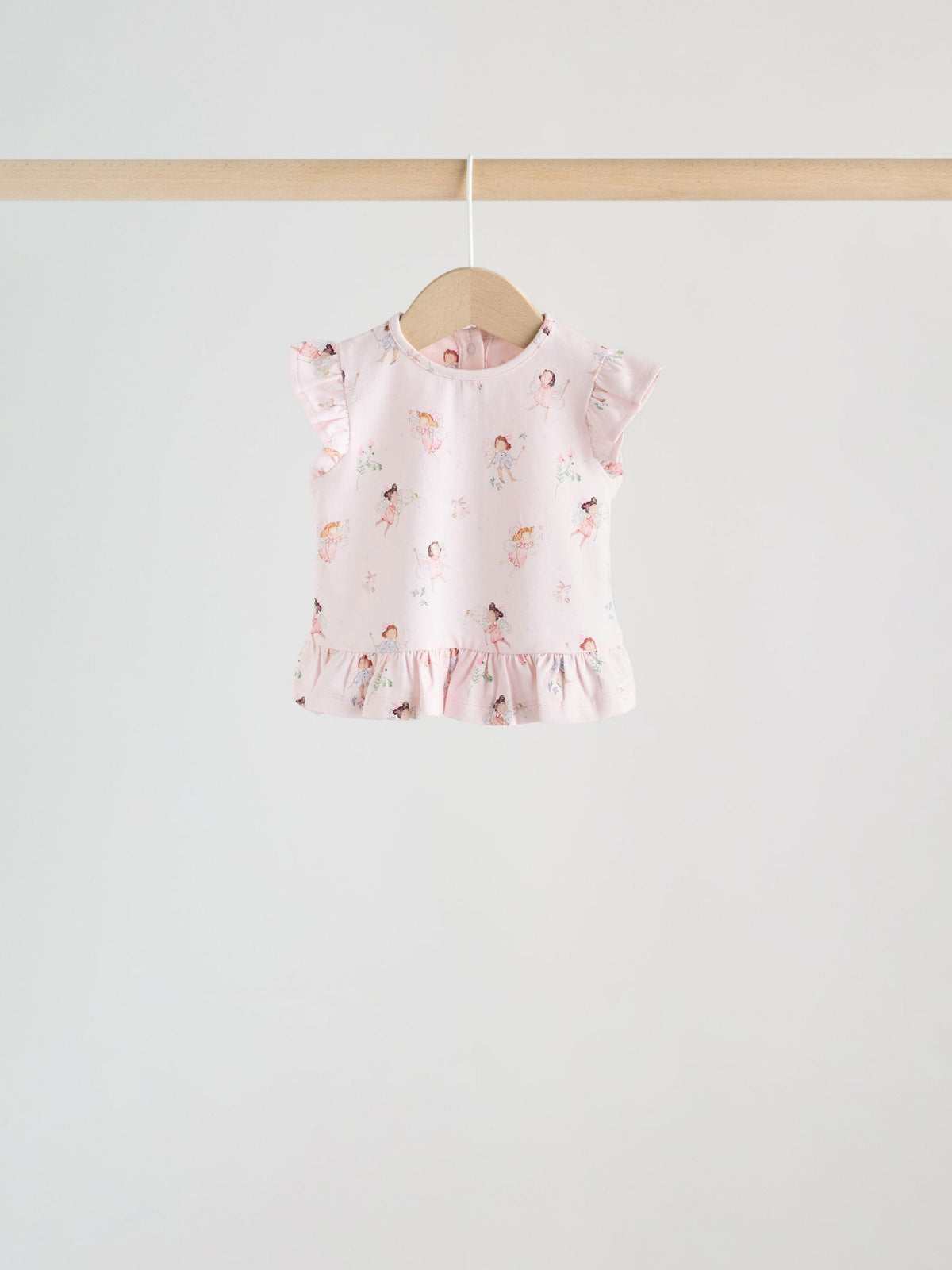 Pink/ Mint/ White Fairy Short Sleeve Top and Leggings Baby Set 6 Piece (0mths-3yrs)