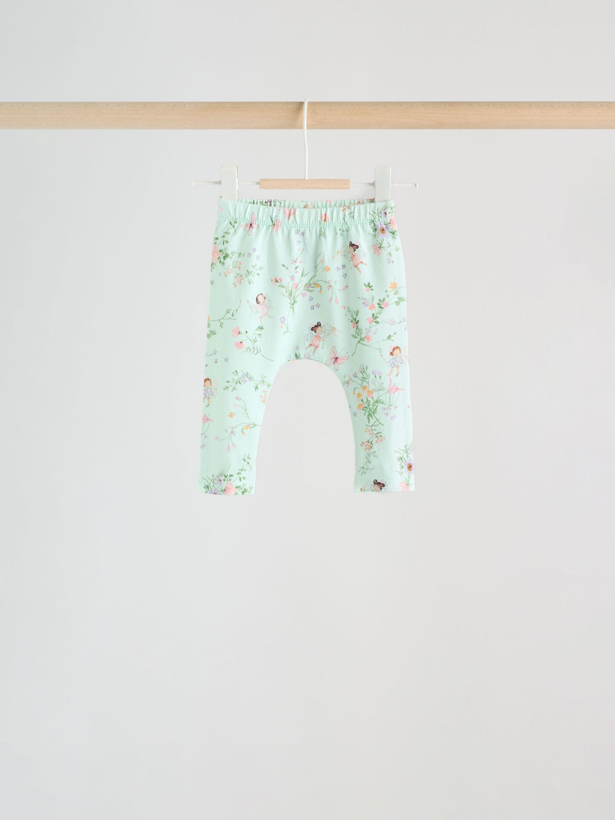 Pink/ Mint/ White Fairy Short Sleeve Top and Leggings Baby Set 6 Piece (0mths-3yrs)
