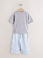 Blue Bear Short Sleeve T-Shirt and Lightweight Joggers 2 Pack Set (3mths-7yrs)