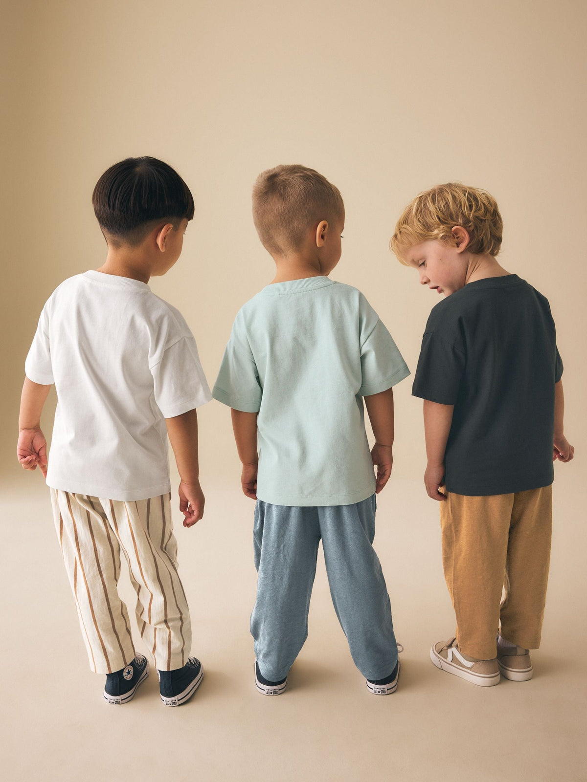 Blue/Black/White Vehicles Short Sleeve T-Shirts & Joggers Set 3 Pack (3mths-7yrs)