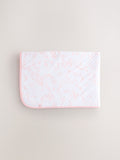 Baker by Ted Baker Pink/White All-Over Printed Quilted Blanket