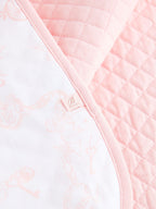 Baker by Ted Baker Pink/White All-Over Printed Quilted Blanket