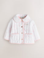Baker by Ted Baker White Bunny Print Quilted Jacket