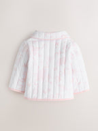 Baker by Ted Baker White Bunny Print Quilted Jacket