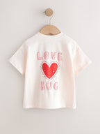 Red Hearts T-Shirts 3 Pack (3mths-7yrs)