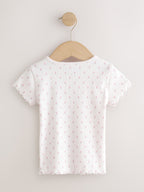 Pink Short Sleeve T-Shirts 5 Pack (3mths-7yrs)