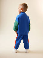 Green/Blue Colour Block Full Zip Sweat and Joggers Set (3mths-7yrs)