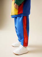 Green/Blue Colour Block Full Zip Sweat and Joggers Set (3mths-7yrs)