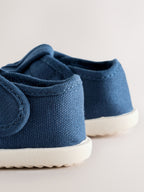 Navy Crawler T-Bar Baby Shoes (0-2mths)