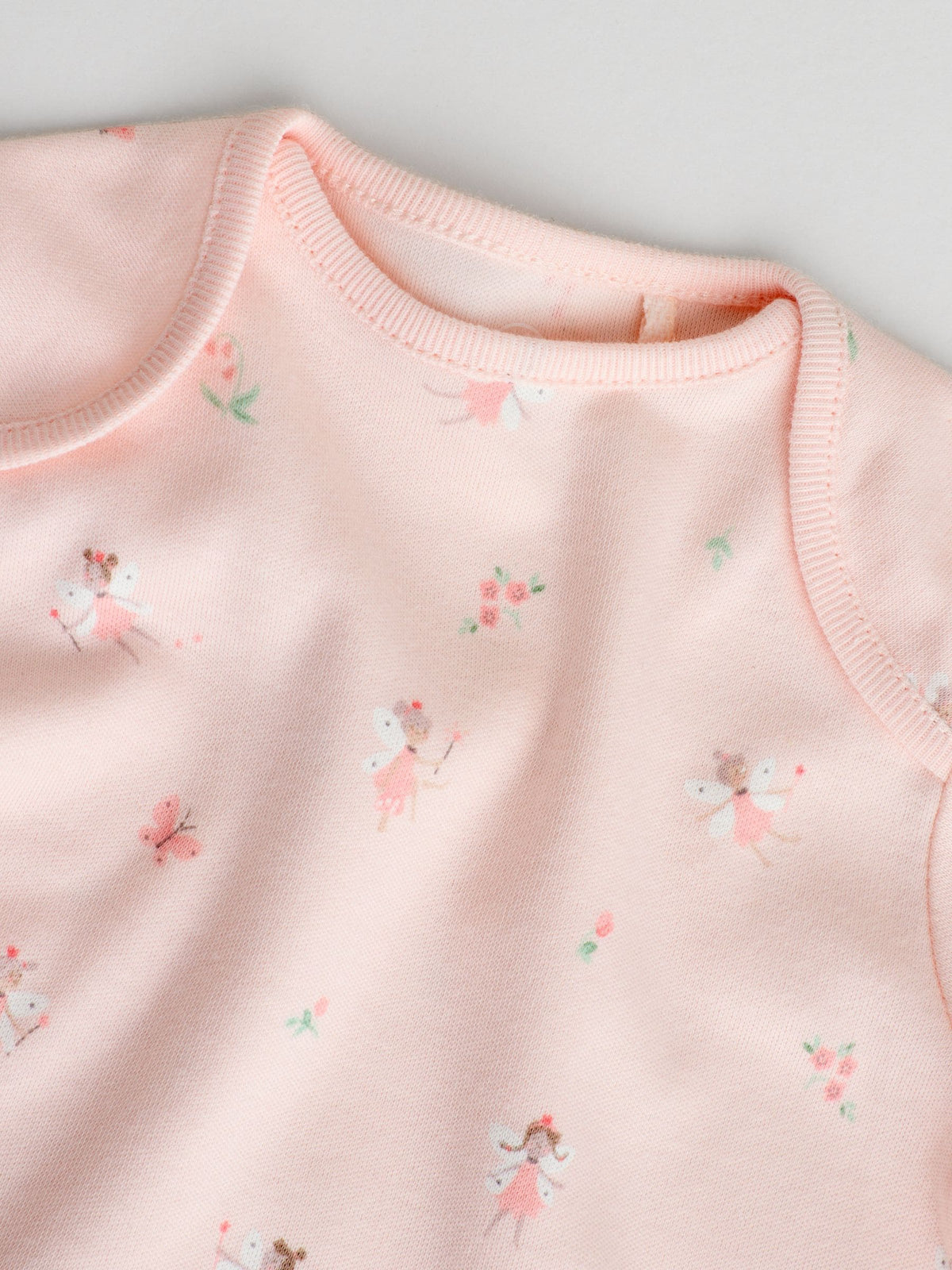 Pink 7 Pack Short Sleeve Baby Bodysuit