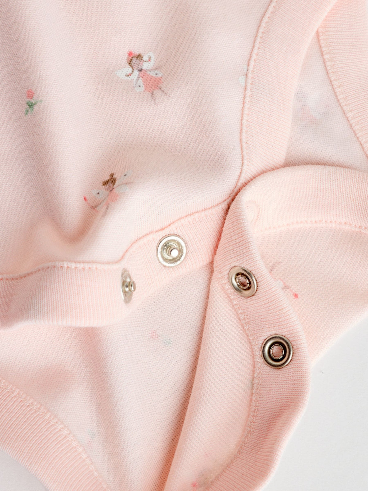 Pink 7 Pack Short Sleeve Baby Bodysuit