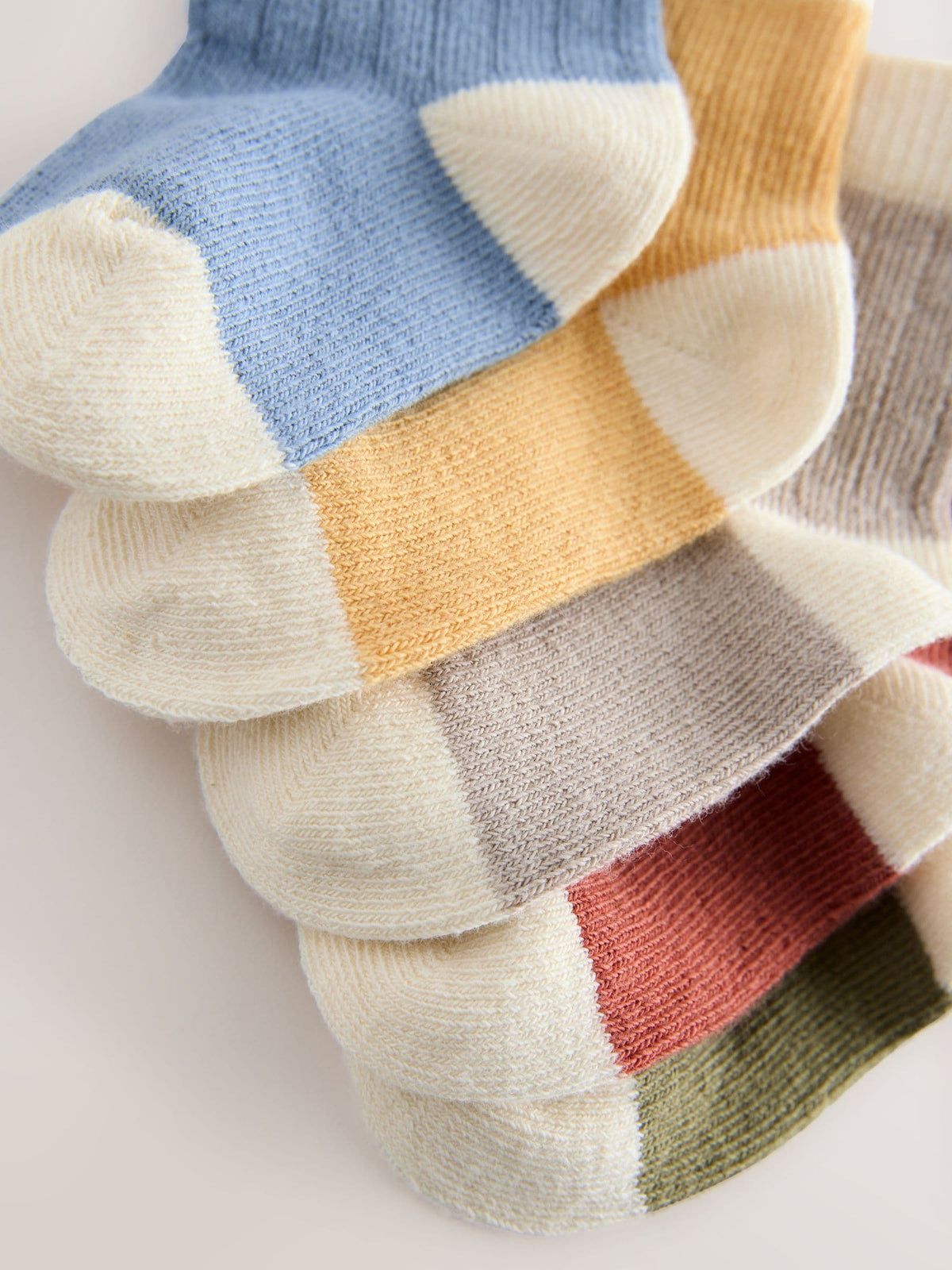 Blue/Green Baby Socks 5 Pack